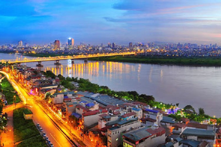 Hà Nội quy hoạch đô thị - công viên cây xanh ven sông Hồng