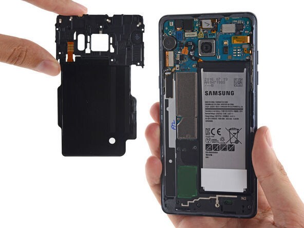 Mổ Samsung Galaxy Note7: chỉ đạt 4/10 về độ dễ sửa