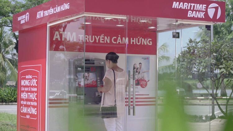 Maritime Bank ra mắt những “Cây ATM biết nói”