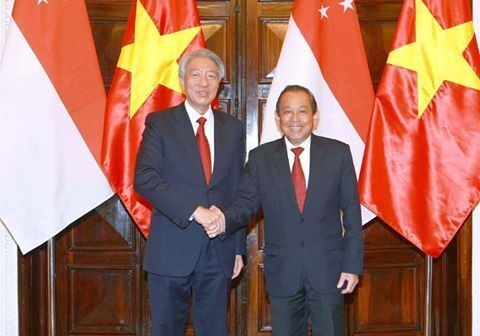 Việt Nam - Singapore tăng cường hợp tác Quốc phòng, an ninh
