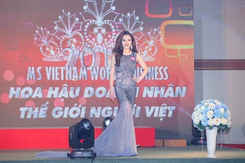 Nữ doanh nhân Ngọc Châm đăng quang Á hậu 1 cuộc thi Hoa hậu doanh nhân thế giới người Việt 2016