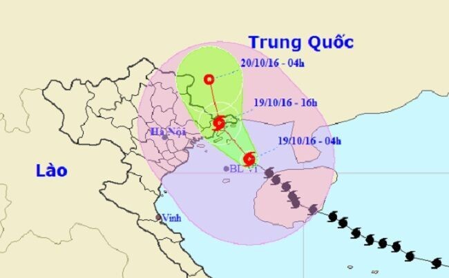 Chiều nay, bão số 7 đổ bộ Quảng Ninh