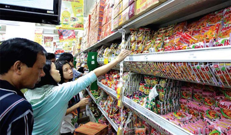 "Cơn sốt" mỳ ăn liền ở Việt Nam lên báo Nhật