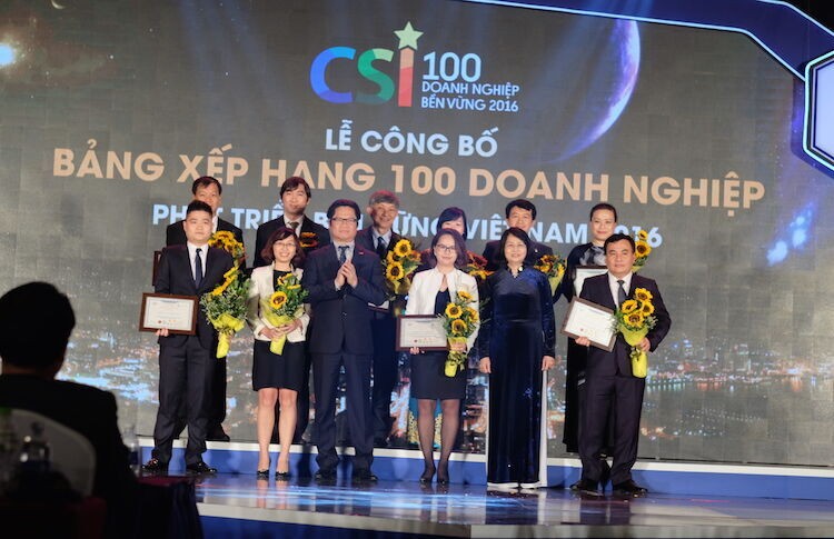 Lần đầu tiên công bố 100 doanh nghiệp bền vững Việt Nam