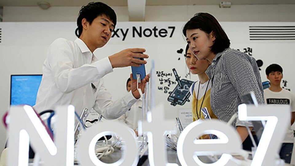 Samsung ước tính thiệt hại 3,1 tỷ USD vì Galaxy Note7