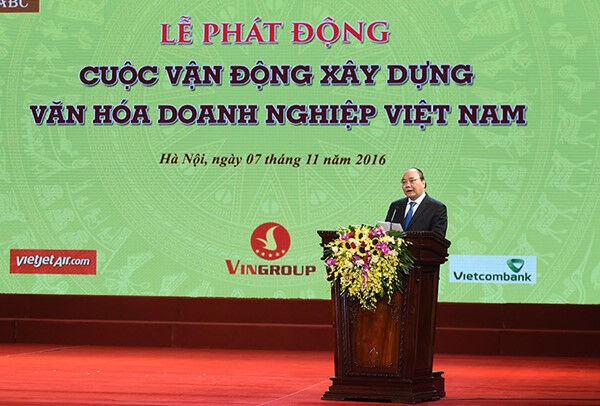 Thủ tướng Nguyễn Xuân Phúc: Văn hóa doanh nghiệp là hình ảnh quốc gia