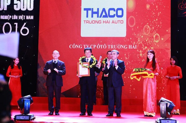 THACO được xếp hạng doanh nghiệp tư nhân lớn nhất Việt Nam