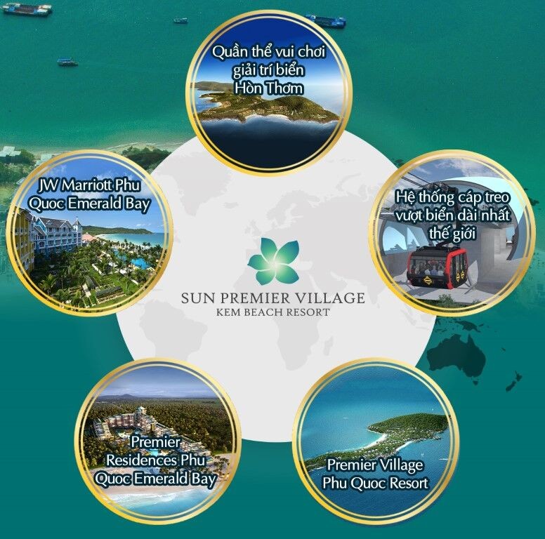 Sun Premier Village Kem Beach Resort, định vị Bãi Kem trên bản đồ nghỉ dưỡng thế giới