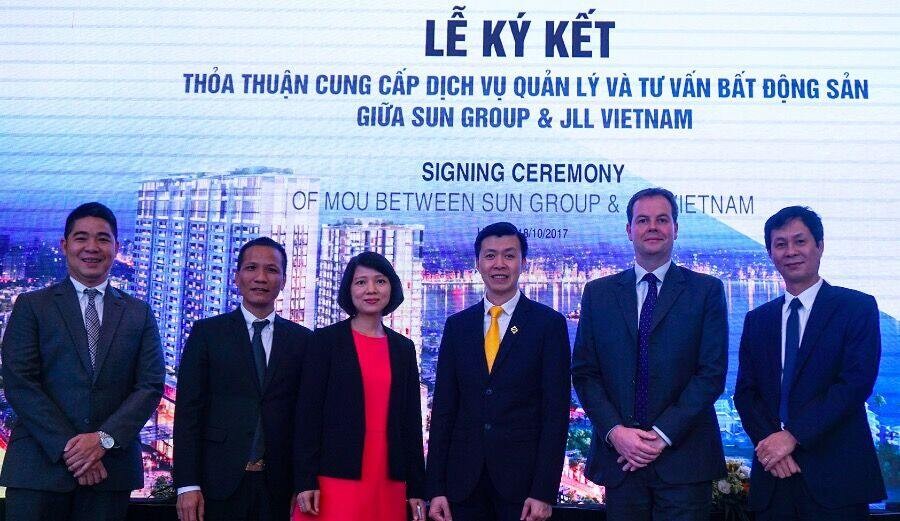 Sun Group chọn nhà quản lý quốc tế JLL để vận hành tổ hợp 5 sao Sun Grand City Thuy Khue Residence