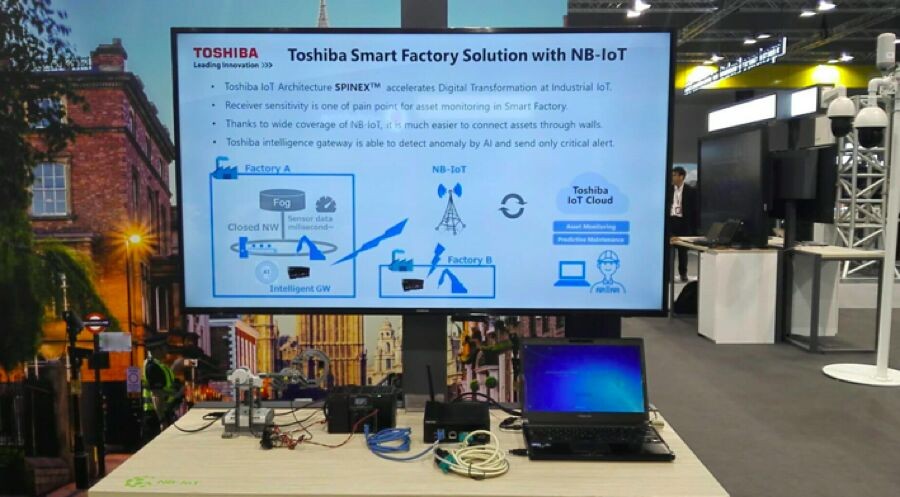 Huawei và Toshiba trình diễn giải pháp cho Nhà máy Thông minh