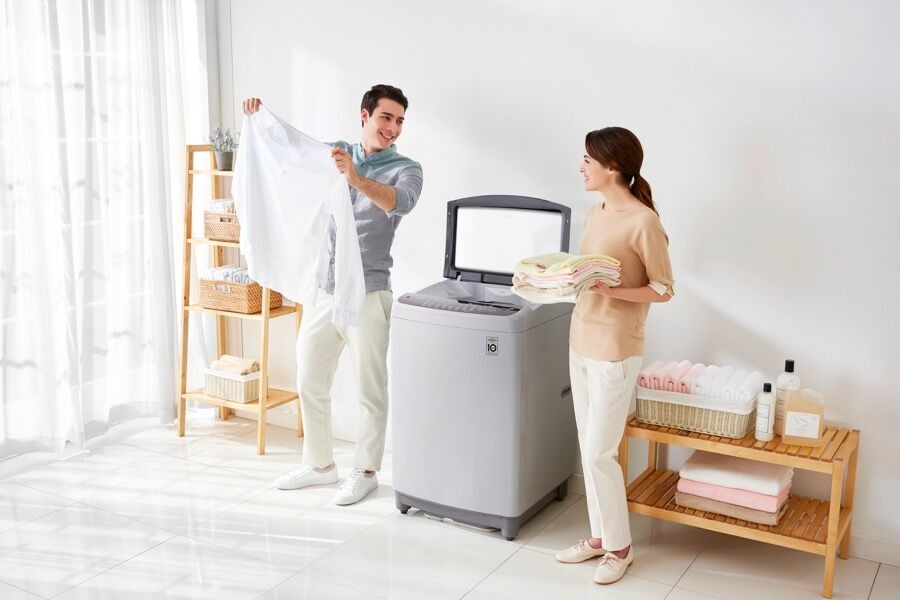 100% mẫu máy giặt 2017 của LG sử dụng công nghệ Inverter
