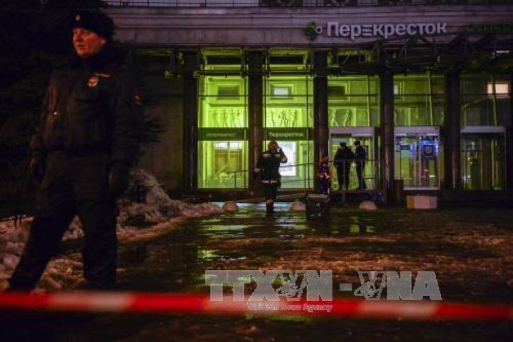 Nổ lớn tại siêu thị ở St. Petersburg, Nga khiến 9 người bị thương