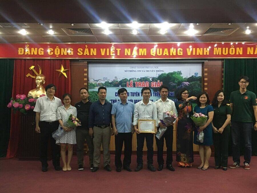 Trao giải tuyên truyền “Thủ đô Hà Nội xanh - sạch - đẹp” năm 2016