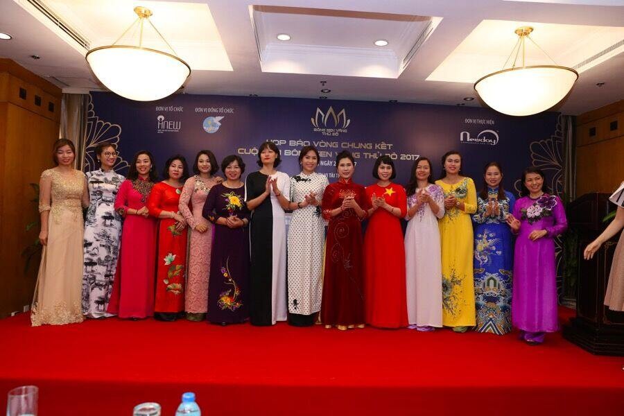 15 nữ doanh nhân tranh tài tại vòng chung kết Bông sen vàng thủ đô 2017