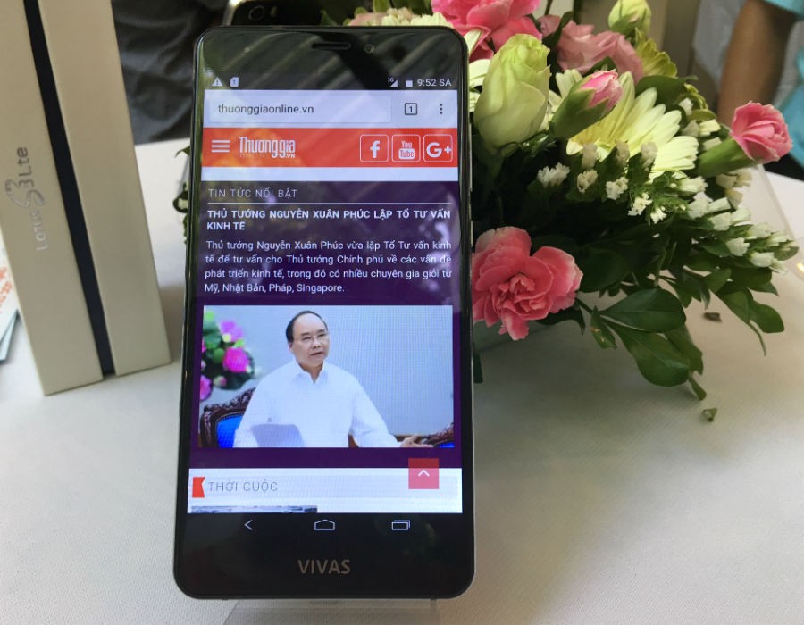 VNPT Technology “trình làng” bộ đôi Smartphone Vivas Lotus S3 LTE và SmartBox PC