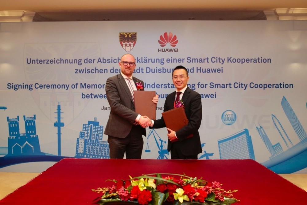 Duisburg và Huawei ký MoU để xây dựng Thành phố Thông minh