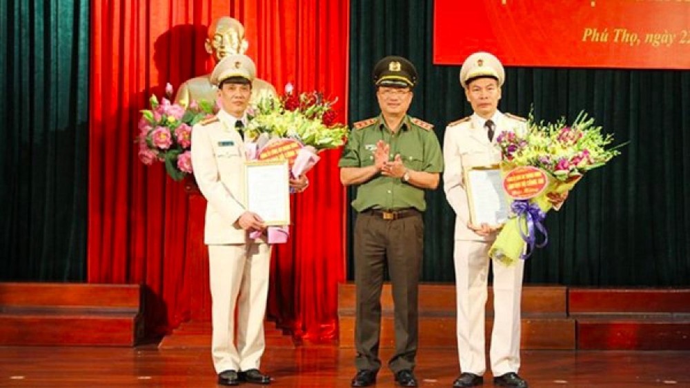 Đại tá Phạm Trường Giang nhận chức Giám đốc Công an tỉnh Phú Thọ