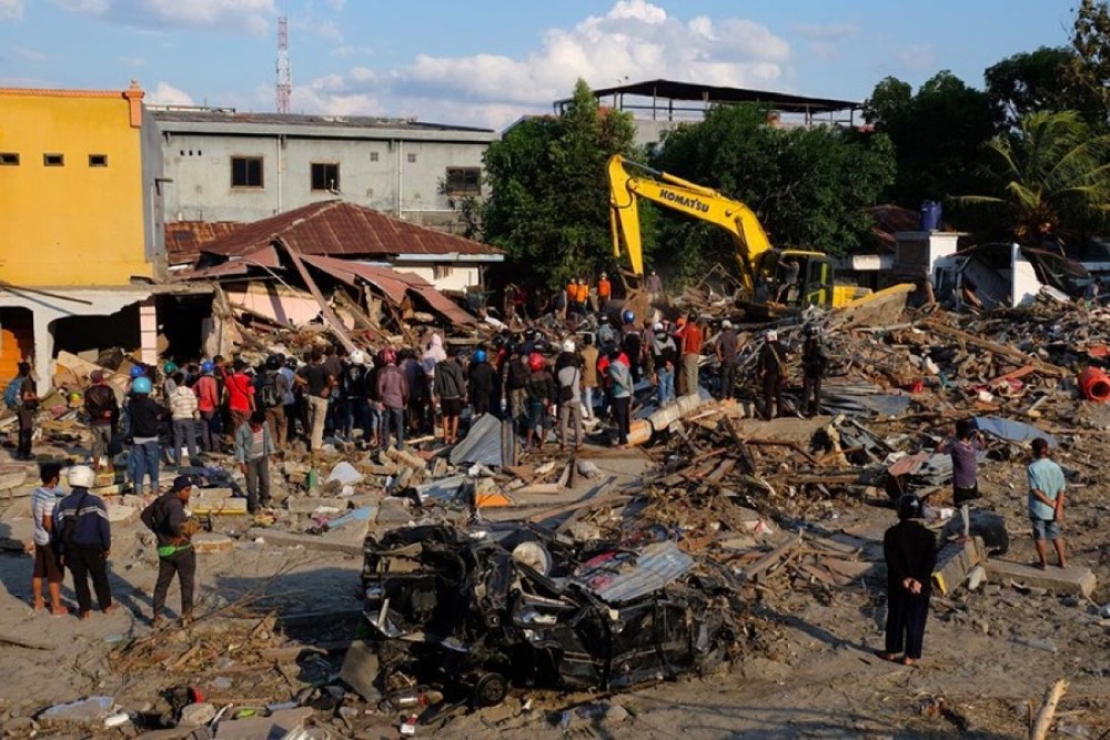 Hơn 5.000 người mất tích, hơn 1.7000 người chết tại Indonesia sau thảm hoạ kép