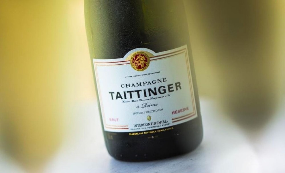 Champagne Taittinger Brut Réserve được chọn là champagne chính thức cho Club InterContinental