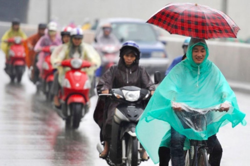 Đông Bắc Bộ và Thủ đô Hà Nội có mưa rào trong ngày hôm nay