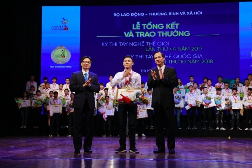 Hà Nội đứng thứ nhất Kỳ thi tay nghề Quốc gia 2018