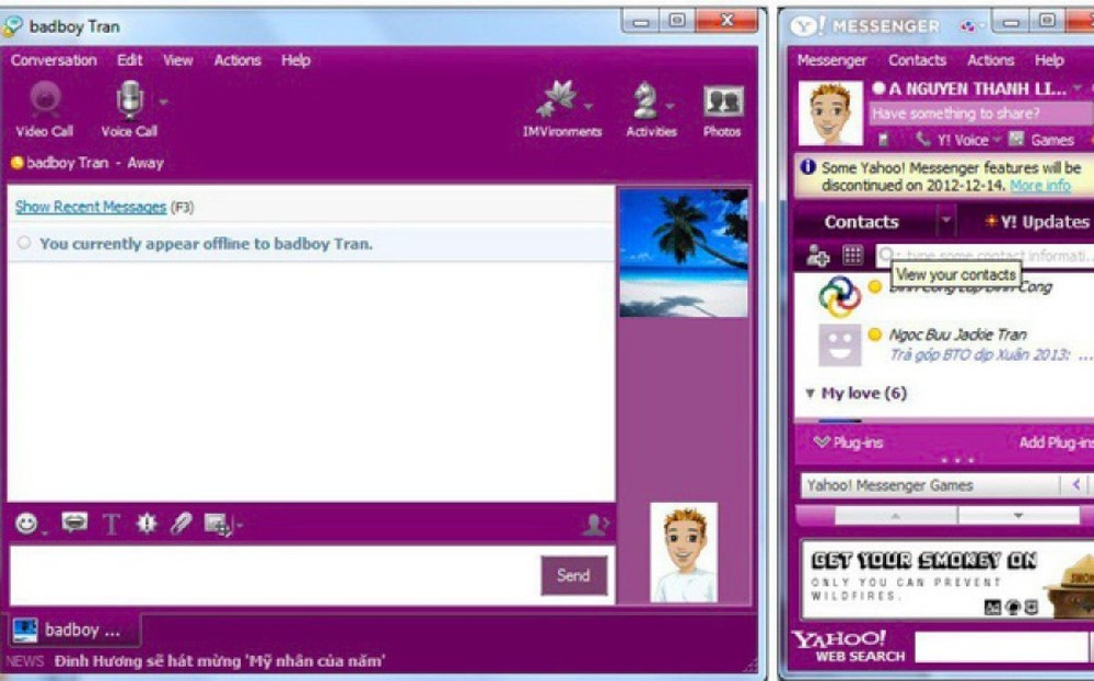 Yahoo Messenger sẽ ngừng hoạt động mãi mãi từ ngày 17/7