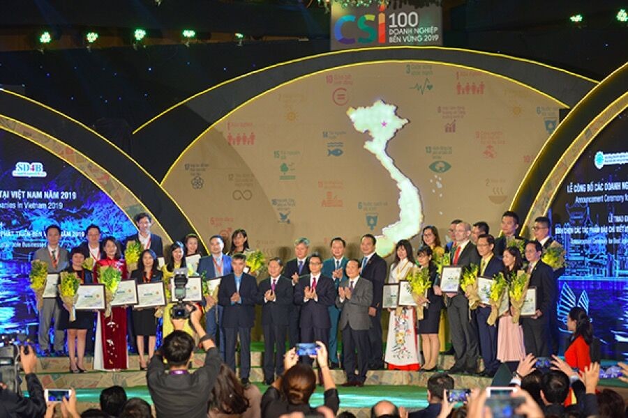 Vinh danh 20 doanh nghiệp phát triển bền vững xuất sắc nhất tại Việt Nam năm 2019