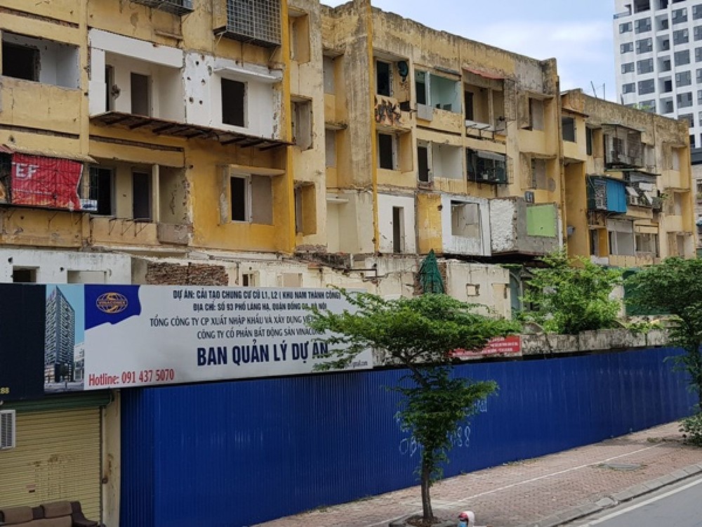 Hà Nội: Chung cư bị bỏ hoang ở Láng Hạ sắp được xây mới