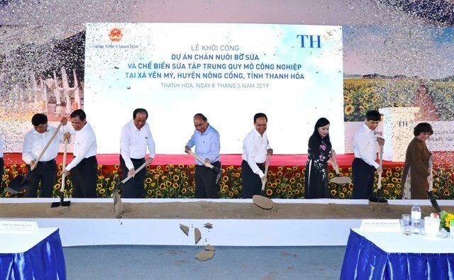 Tập đoàn TH khởi công xây dựng cụm trang trại bò sữa ứng dụng công nghệ cao tại Thanh Hóa