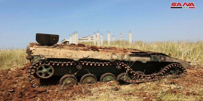 Pháo binh Syria tập kích chiến tuyến của thánh chiến phía bắc Hama