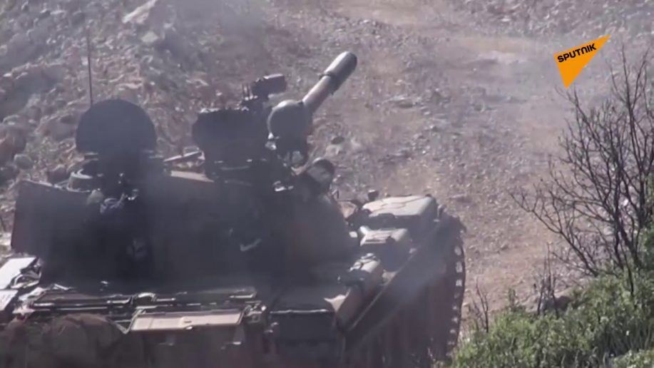 Quân đội Syria tập kích pháo binh vào quân thánh chiến ở Latakia