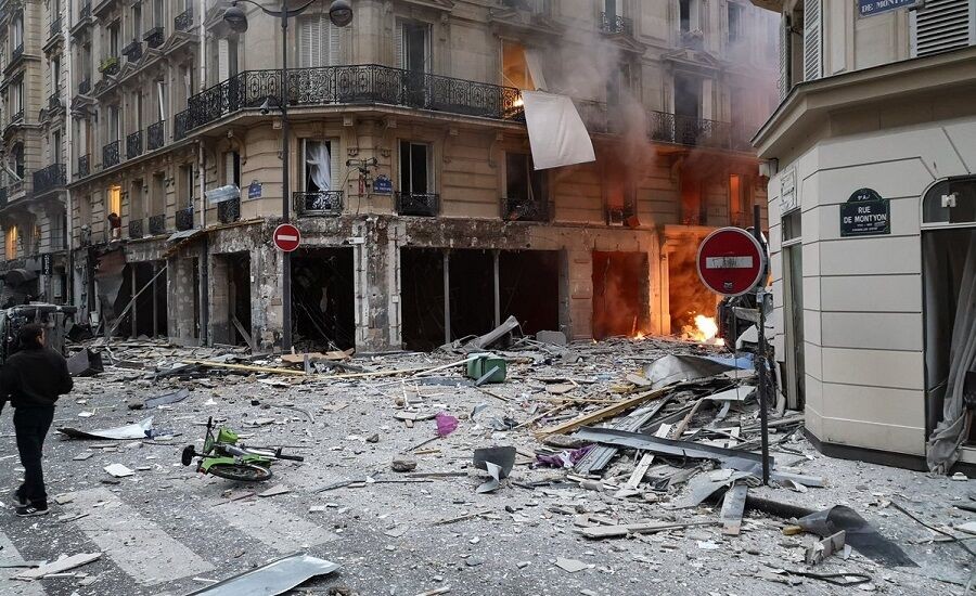 Một vụ nổ lớn làm rung chuyển trung tâm thủ đô Paris, Pháp