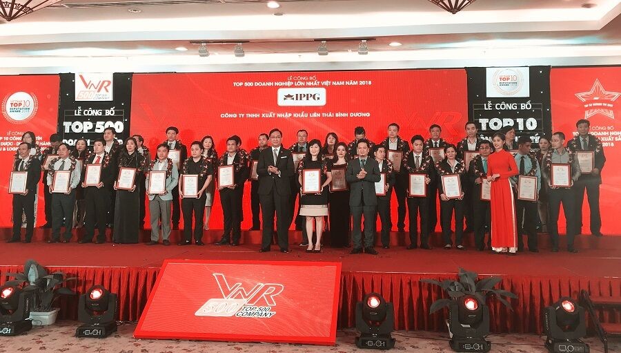 Tập đoàn IPPG vào Top 500 Doanh nghiệp lớn nhất Việt Nam 2018