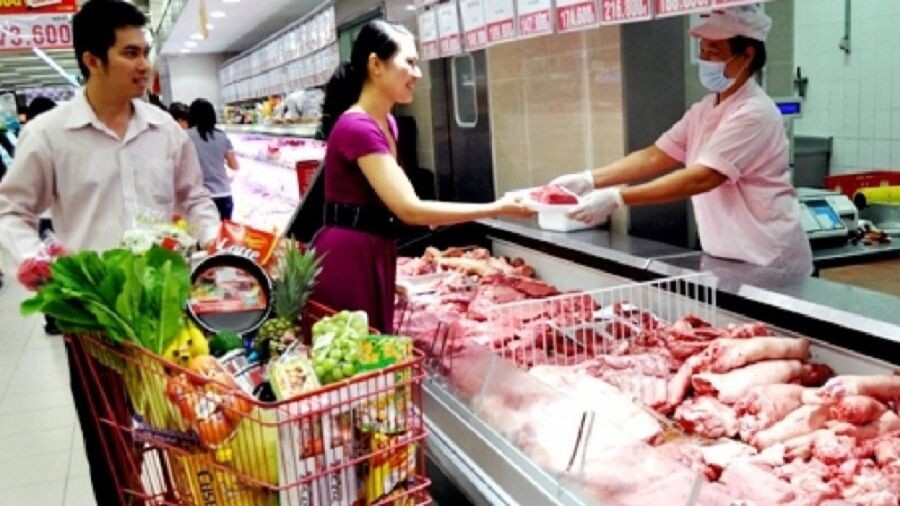 CPI tháng 12 tăng cao nhất trong 9 năm do giá thịt lợn tăng