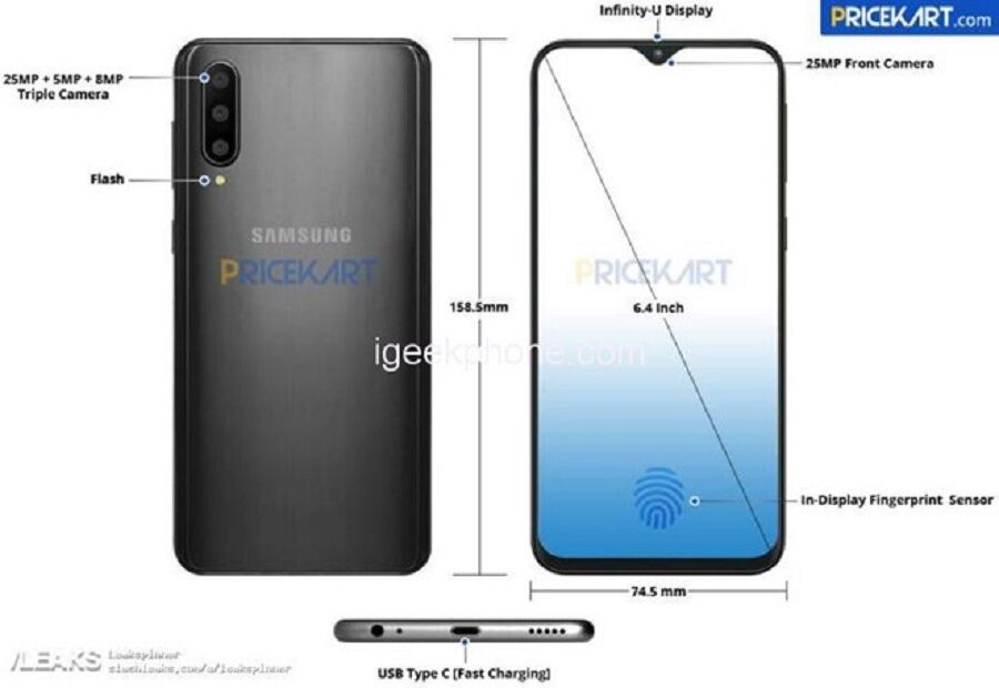 Nhiều công nghệ cao cấp sẽ được tích hợp trong SamSung Galaxy A50