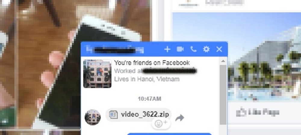 Virus đào tiền ảo dưới dạng file Zip đang lây lan chóng mặt qua Facebook Messenger ở VN