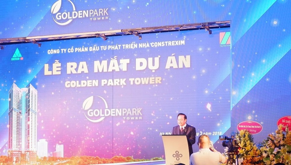 Constrexim-Hod ra mắt dự án Golden Park Tower