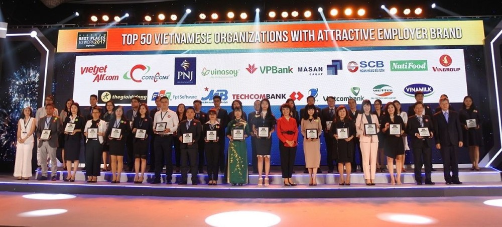 SCB thuộc Top 5 Ngân hàng Việt có môi trường làm việc tốt nhất