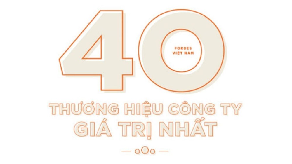 Forbes công bố 40 thương hiệu giá trị nhất Việt Nam