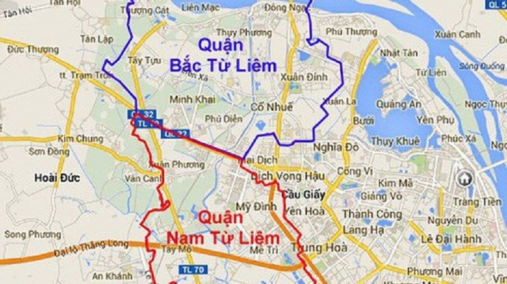 Hà Nội chuẩn bị điều chỉnh địa giới 3 quận