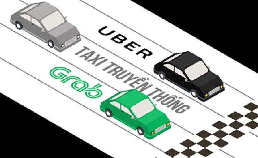 Cạnh tranh với Uber và Grab, taxi truyền thống hợp tác với đối tác ngoại