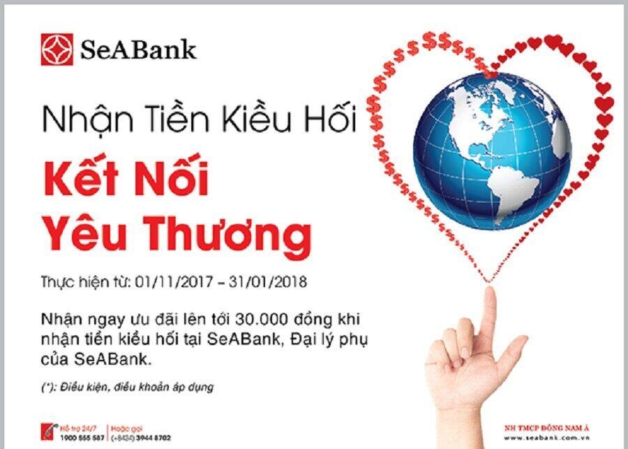 SeABank tặng 9.000 phần quà cho khách hàng kiều hối