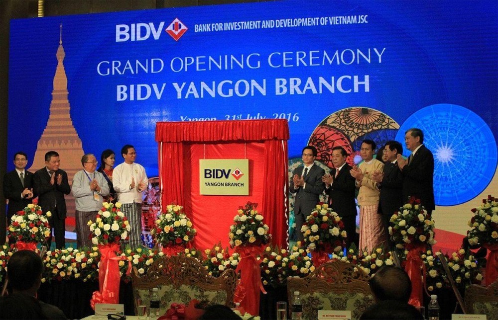 BIDV chấm dứt hoạt động văn phòng đại diện tại Myanmar