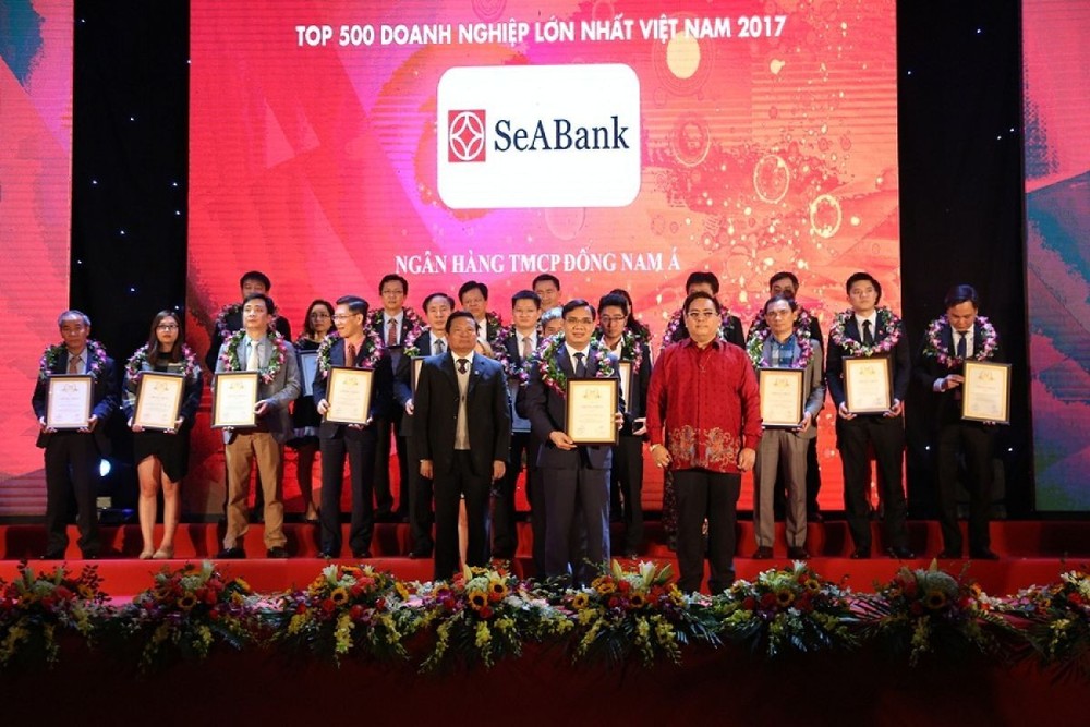 SeABank được xếp hạng “ Top 500 doanh nghiệp lớn nhất Việt Nam”