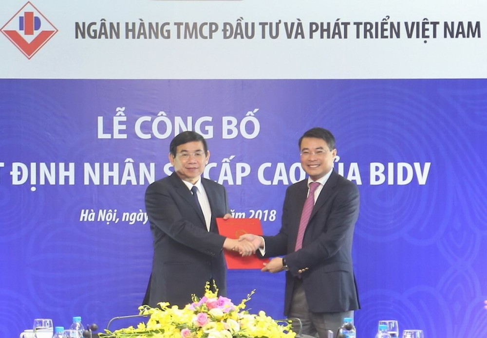 Chủ tịch Phan Đức Tú đại diện 40% vốn nhà nước tại BIDV