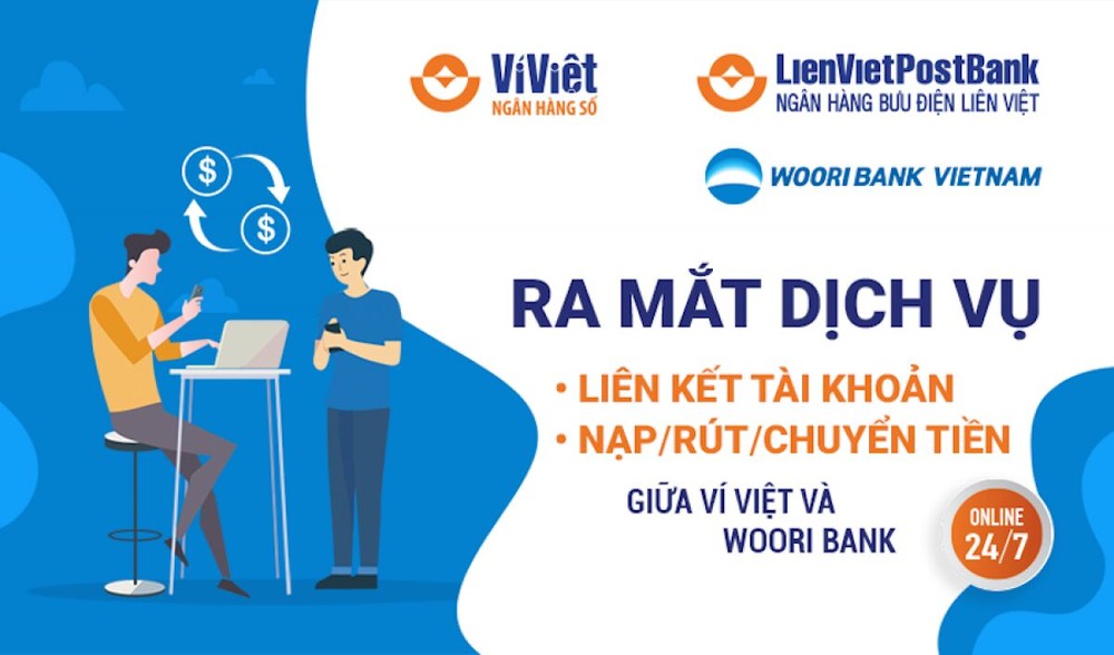 LienVietPostBank hợp tác Woori Bank Việt Nam ra mắt dịch vụ trên Ví Việt