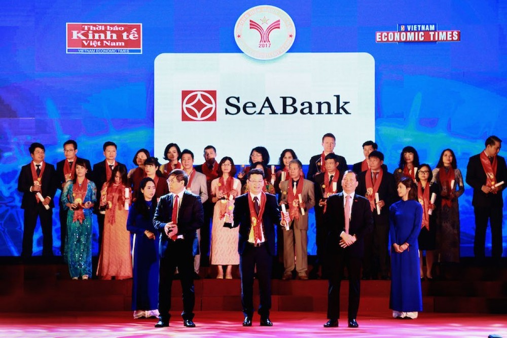 SeaBank giành giải thưởng Thương hiệu mạnh Việt Nam 2017