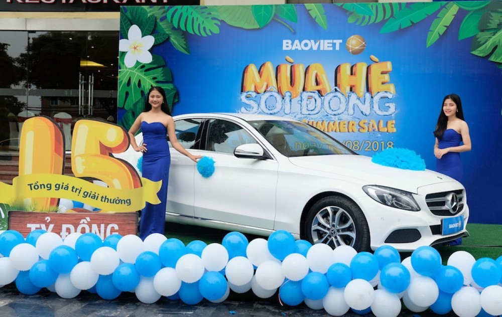 Cơ hội trúng Mercedes –Benz C200 với “Mùa hè sôi động” của Bảo Việt