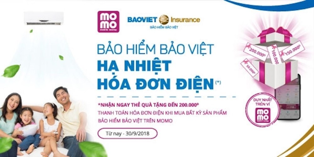 Dễ dàng mua bảo hiểm Bảo Việt trên ứng dụng ví MOMO