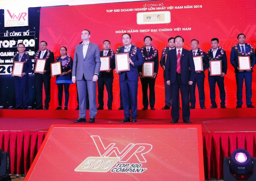 PVcomBank vào Top 500 doanh nghiệp lớn nhất Việt Nam
